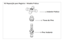 Ver imagem 2 de Kit Reparo Reposição Plus E Prático Herc Branco 2870
