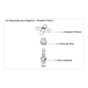 Ver imagem 2 de Kit Reparo Reposição Plus E Prático Herc Branco 2870