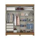 Ver imagem 3 de Guarda Roupa Solteiro 2 Portas de Correr 3 Gavetas B352 Briz