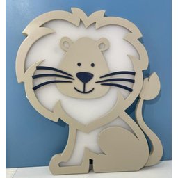 Peça Iluminada de Parede Leão - SVI-01E BH BABY KIDS - 1