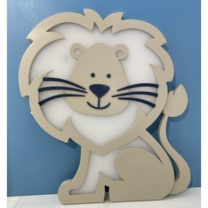 Peça Iluminada de Parede Leão - SVI-01E BH BABY KIDS