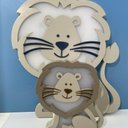 Ver imagem 3 de Peça Iluminada de Parede Leão - SVI-01E BH BABY KIDS