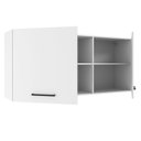 Ver imagem 5 de Armário de Cozinha Aéreo 150 cm 2 Portas e 2 Nichos Branco Agata Madesa