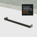 Ver imagem 6 de Armário de Cozinha Aéreo 150 cm 2 Portas e 2 Nichos Branco Agata Madesa