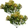 Kit 12 Plantas Kalanchoe Artificial Amarelo Flor Jardim 30cm - 1