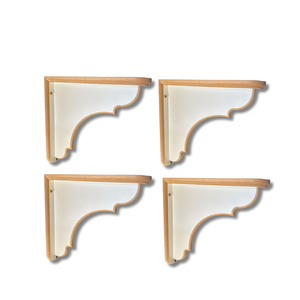 Suporte Mão Francesa 2 Pares em Mdf 30cm