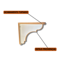 Ver imagem 2 de Suporte Mão Francesa 2 Pares em Mdf 30cm