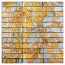 Ver imagem 1 de Pastilha de Vidro Evolution Orange 9,5x2,3 Placa 30x30cm - 1313121003