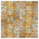 Ver imagem 3 de Pastilha de Vidro Evolution Orange 9,5x2,3 Placa 30x30cm - 1313121003