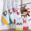 Ver imagem 2 de Kit 6 Pano de Copa Patchwork Natalino 46x67cm Sortidos