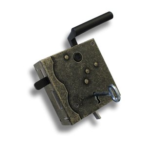 Fechadura Hamburguesa Abertura a Esquerda Ouro Velho 80223 Loth