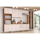 Ver imagem 1 de Módulos de Cozinha Henn Requinte Balcão P/ Cooktop C/ Tampo Requinte C/ 2 Portas 80cm Nature/areia