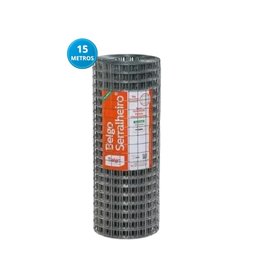TELA SOLDADA BELGO SERRALHEIRO MALHA 2,5X2,5cm FIO 2,0mm RL 15X1,5m - 5