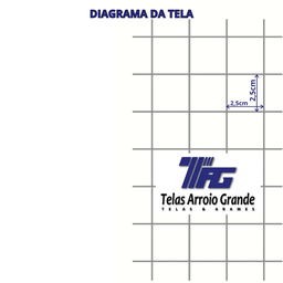 TELA SOLDADA BELGO SERRALHEIRO MALHA 2,5X2,5cm FIO 2,0mm RL 15X1,5m - 4