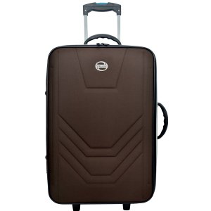Mala Bordo Pequena 10kg Anac Rodinhas Village Viagem Rígida - Marrom