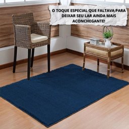 Tapete Sala e Quarto Oásis Classic 2,00x2,50m Azul Jeans - 2