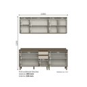 Ver imagem 4 de Cozinha Modulada Compacta 04 Peças 100% MDF Connect