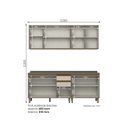 Ver imagem 4 de Cozinha Modulada Compacta 04 Peças 100% MDF Connect