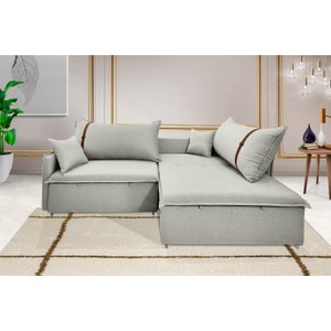 Sofá Valence Slim sem Caixa Premium 1,80m Softgel 33 Linho Palha