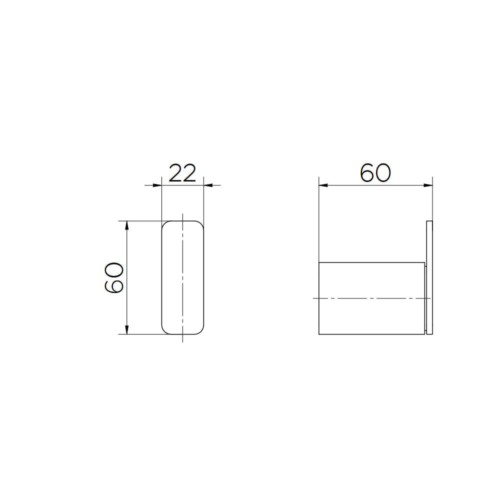 Cabide Cromado Docol Flat Cromado - Docol - 2