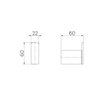 Cabide Cromado Docol Flat Cromado - Docol - 2