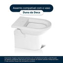 Ver imagem 4 de Assento Sanitario Decorado Borboleta Duna para Vaso Deca