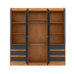 Guarda Roupa Casal 4 Portas 6 Gavetas 1477-96 Araplac - 4