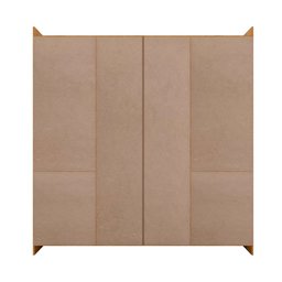 Guarda Roupa Casal 4 Portas 6 Gavetas 1477-96 Araplac - 7