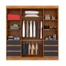 Guarda Roupa Casal 4 Portas 6 Gavetas 1477-96 Araplac - 5