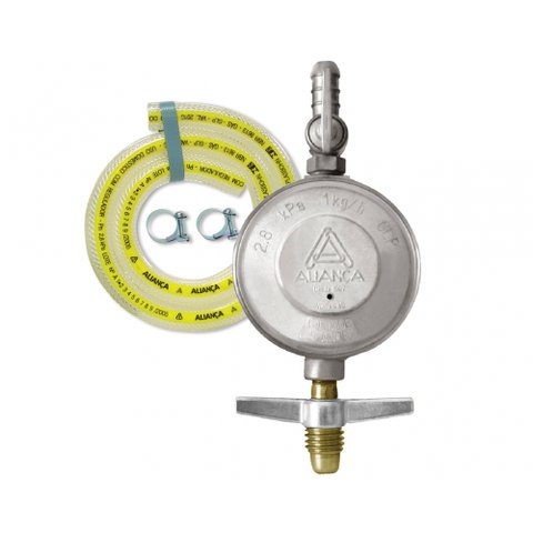Regulador Gas Alianca Peq Mang 1,20m 504/1 C/5pcs