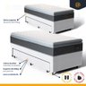 Cama Box com Colchao de Espuma D45 Pillow Top Fort Comfort + Auxiliar de Espuma Unique Solteiro 88cm - 4