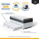 Ver imagem 5 de Cama Box com Colchao de Espuma D45 Pillow Top Fort Comfort + Auxiliar de Espuma Unique Solteiro 88cm