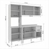 Cozinha Compacta 3 Peças 8 Portas 2 Gavetas Bella Sallêto Móveis - 4
