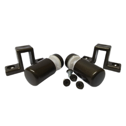Kit 03 para Montagem de Janela de Correr 4 Folhas Bronze 1002 - 4