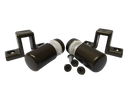 Ver imagem 4 de Kit 03 para Montagem de Janela de Correr 4 Folhas Bronze 1002