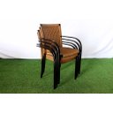 Ver imagem 5 de Kit 4 Cadeiras e Mesa com Tampo Ripado em Alumínio e Ombrelone para Piscina, Jardim, Edícula, Á - Av