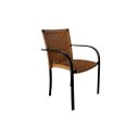 Ver imagem 4 de Kit 4 Cadeiras e Mesa com Tampo Ripado em Alumínio e Ombrelone para Piscina, Jardim, Edícula, Á - Av