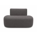 Ver imagem 6 de Sofá Fit 120cm 2 Lugares Moderno Sala Consultório:Cinza Escuro/Bouclé