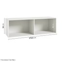 Ver imagem 4 de Ponte Modular Queen 100% MDF 4 Portas Orion CabeCasa MadeiraOriginals