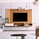 Ver imagem 1 de Painel Ripado para Tv 80 Polegadas Summer Nature Off White