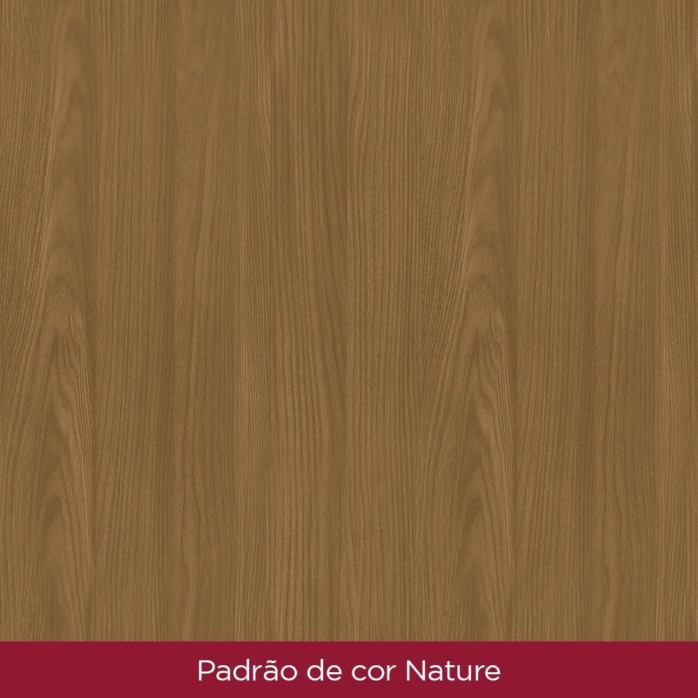 Mesa de Jantar 6 Lugares 160cm Tampo em MDF Canto Reto Natalí - 6