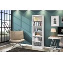 Ver imagem 4 de Estante Organizadora Multiuso Sala Quarto Escritório Livros Brinquedos 5 Prateleiras 1404 Linus Qmov