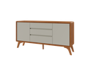 Ver imagem 1 de Buffet Sinus 2 Porta 3 Gavetas Mavaular Naturalle/off White