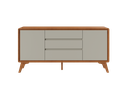 Ver imagem 4 de Buffet Sinus 2 Porta 3 Gavetas Mavaular Naturalle/off White