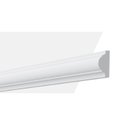 Ver imagem 1 de Boiserie Rodameio de POLIESTIRENOM4 20MMX200CMX4CM Branco Espresso Rodapés