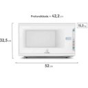 Ver imagem 3 de Microondas electrolux 31 litros mi41t branco:110