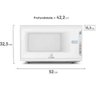Microondas electrolux 31 litros mi41t branco:110 - 3
