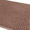 Ver imagem 3 de Tapete de Banheiro Chenille Marrom 70x50cm - Uzoo Tapete Chenille 70x50cm Marrom