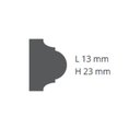 Ver imagem 3 de Rodameio de Poliestireno 13MMX200CMX2,3CMM3 Gart Branco Espresso Rodapés