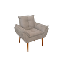 Ver imagem 2 de Kit 07 Poltronas Decorativas Opala Retro Consultório Cor:Bege